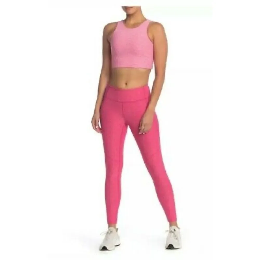 NWOT Outdoor Voices 3/4 Warm up legging in pink
